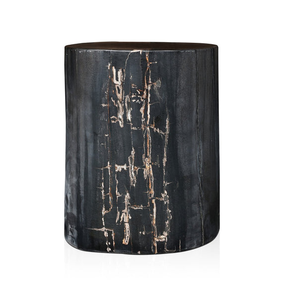 Kos End Table - Dark Petrified Wood