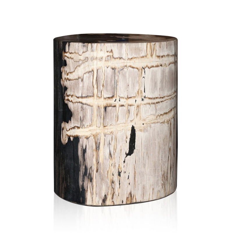 Kos End Table - Light Petrified Wood