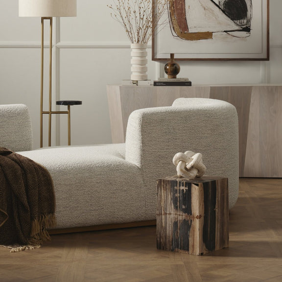 Buck End Table - Dark Petrified Wood