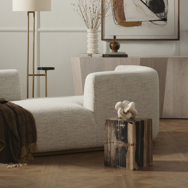 Buck End Table - Dark Petrified Wood