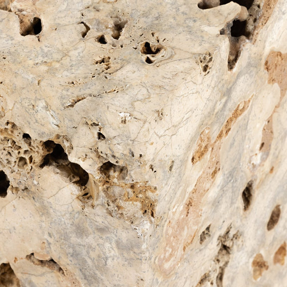 Faydon End Table - Romano Fosse Travertine