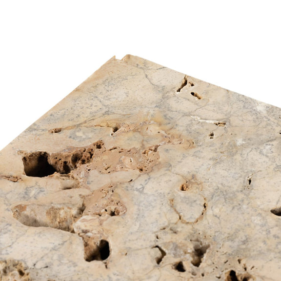 Faydon End Table - Romano Fosse Travertine