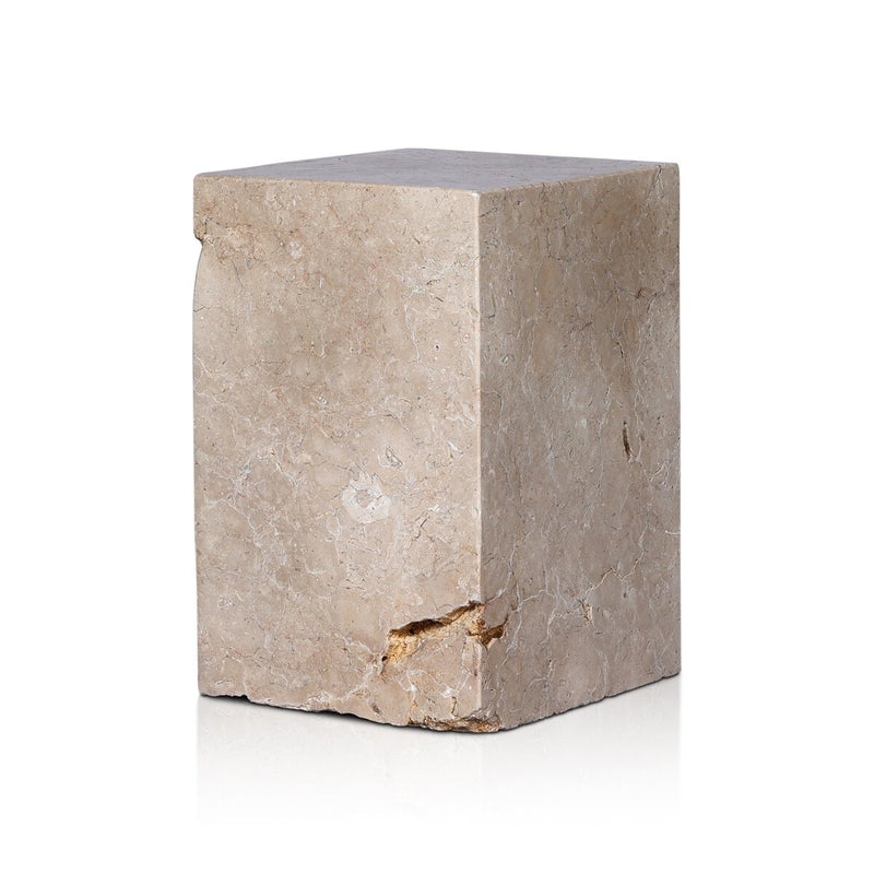 Faydon End Table - Romano Fosse Travertine