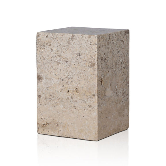 Faydon End Table - Romano Fosse Travertine
