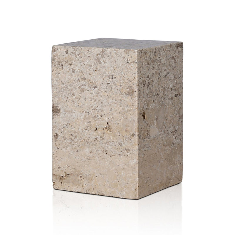 Faydon End Table - Romano Fosse Travertine