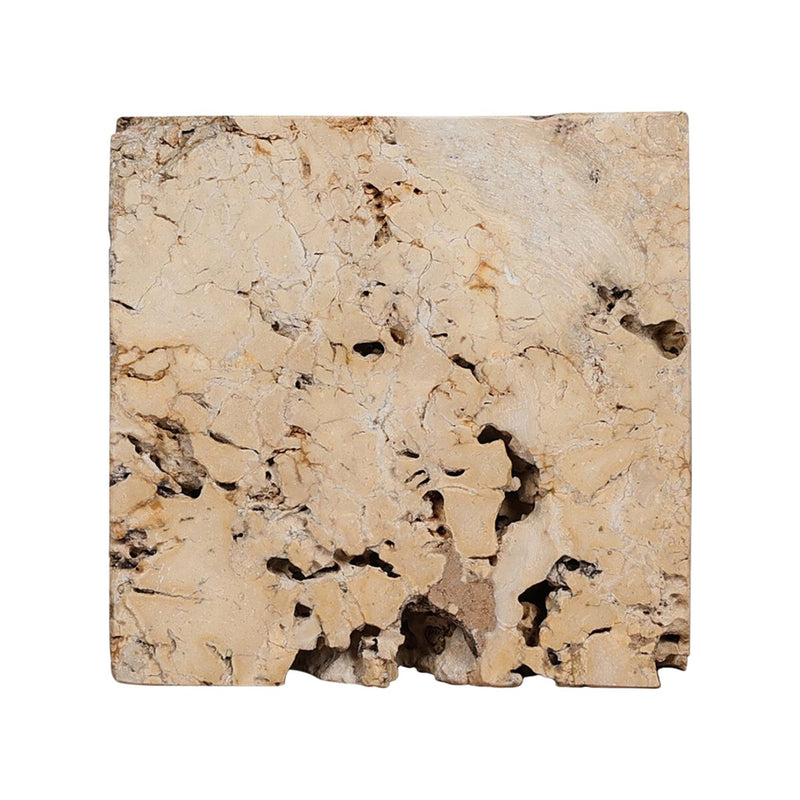 Faydon End Table - Romano Fosse Travertine
