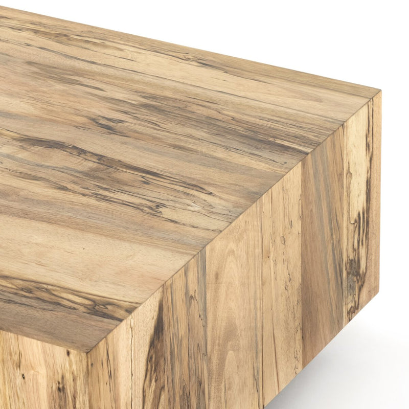 Hudson Rectangle Coffee Table - Spalted Primavera