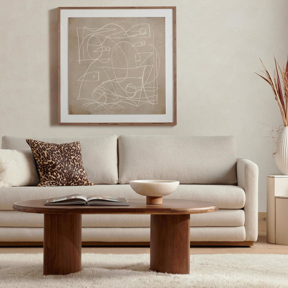 Paden Coffee Table - Seasoned Brown Acacia