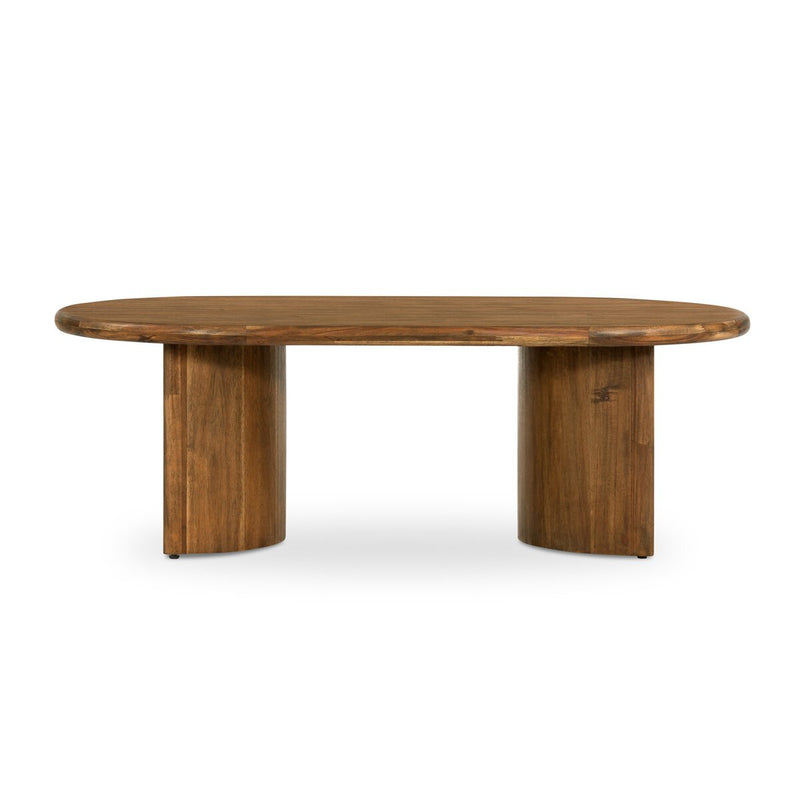 Paden Coffee Table - Seasoned Brown Acacia