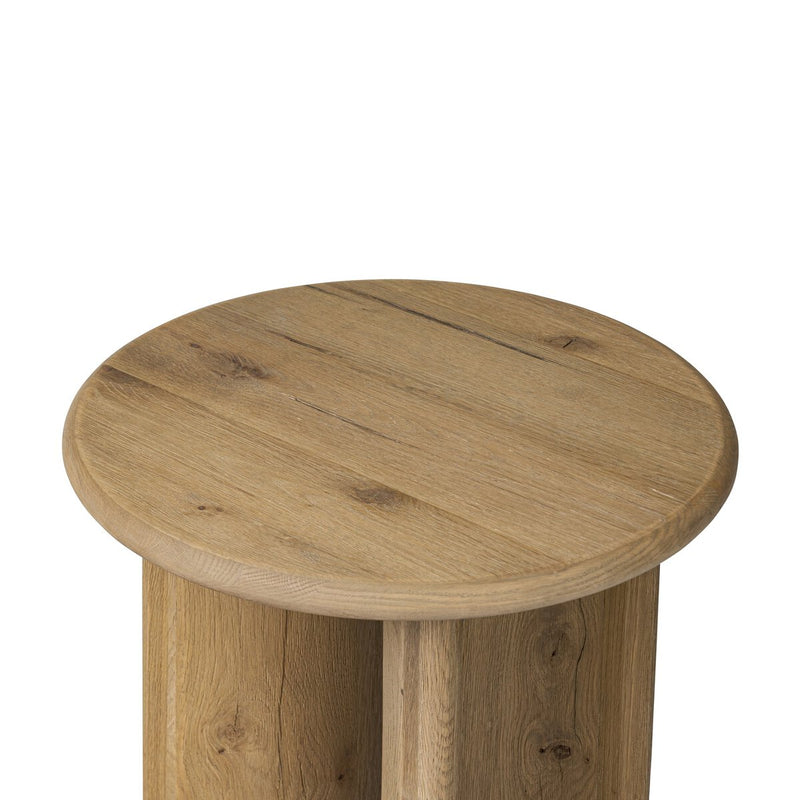 Paden End Table - Worn Oak Veneer