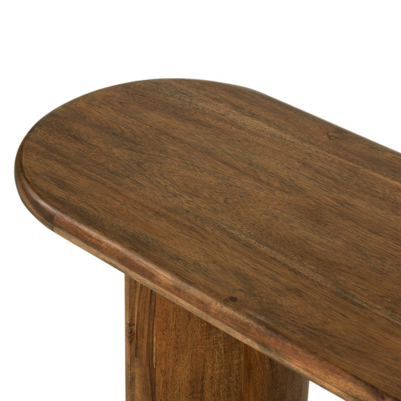 Paden Console Table - Seasoned Brown Acacia