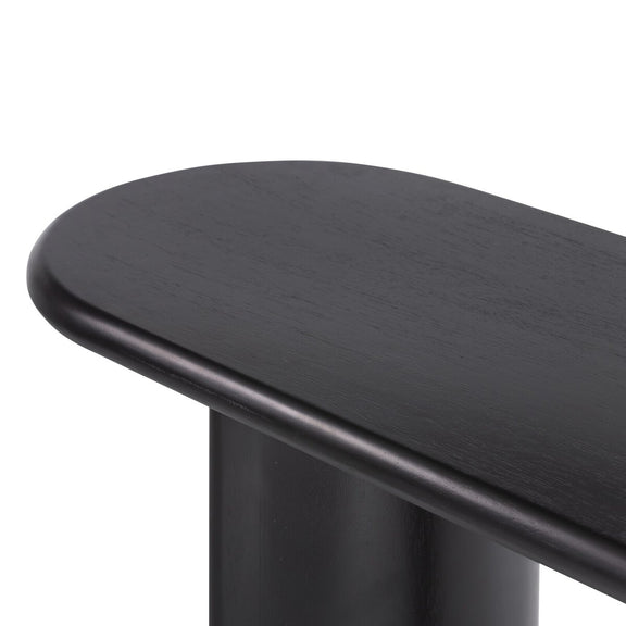 Paden Console Table - Aged Black Acacia
