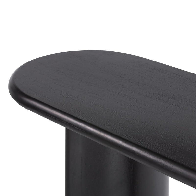 Paden Console Table - Aged Black Acacia