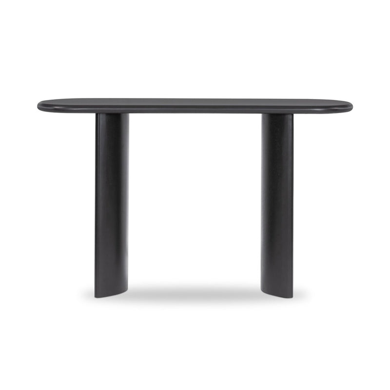 Paden Console Table - Aged Black Acacia