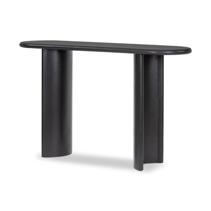 Paden Console Table - Aged Black Acacia