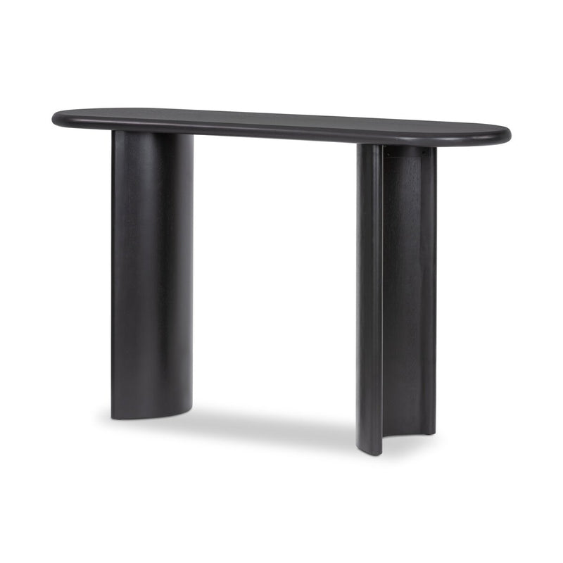 Paden Console Table - Aged Black Acacia