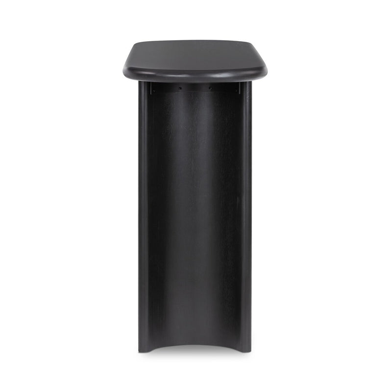 Paden Console Table - Aged Black Acacia