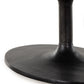 Simone Oval Coffee Table - Raw Black