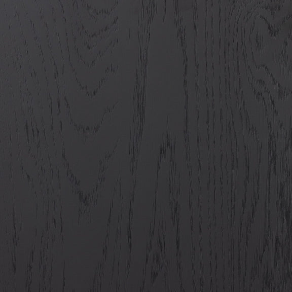 Millie Small Cabinet - Drifted Matte Black Veneer