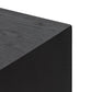 Millie Small Cabinet - Drifted Matte Black Veneer