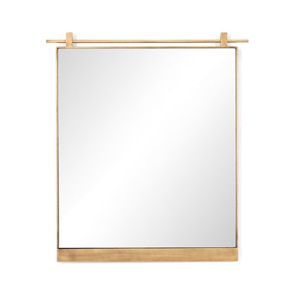 Chico Small Mirror - Antique Brass