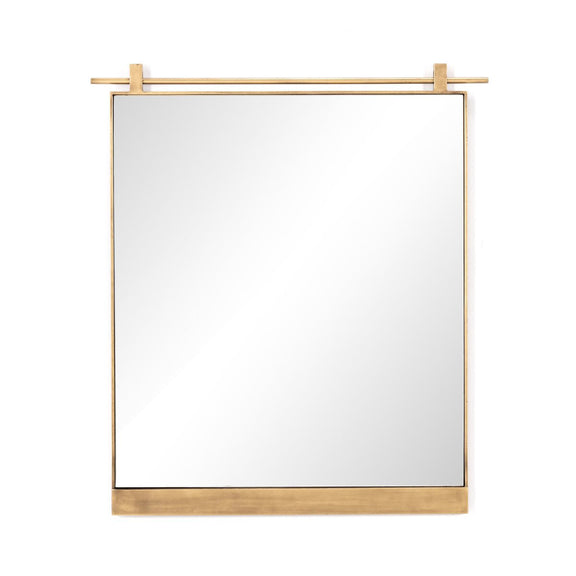 Chico Small Mirror - Antique Brass