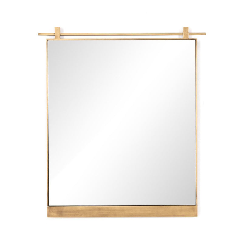Chico Small Mirror - Antique Brass