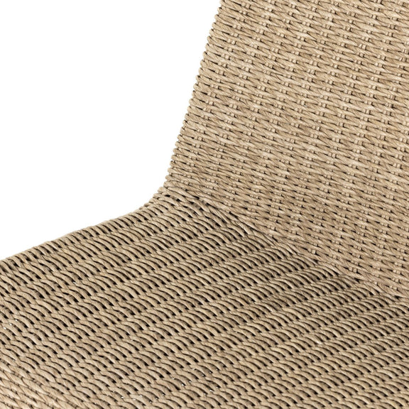 Portia Outdoor Dining Bench - White