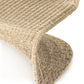 Portia Outdoor Dining Bench - White