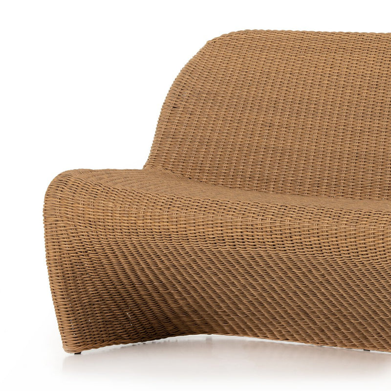 Portia Outdoor Dining Bench - Natural