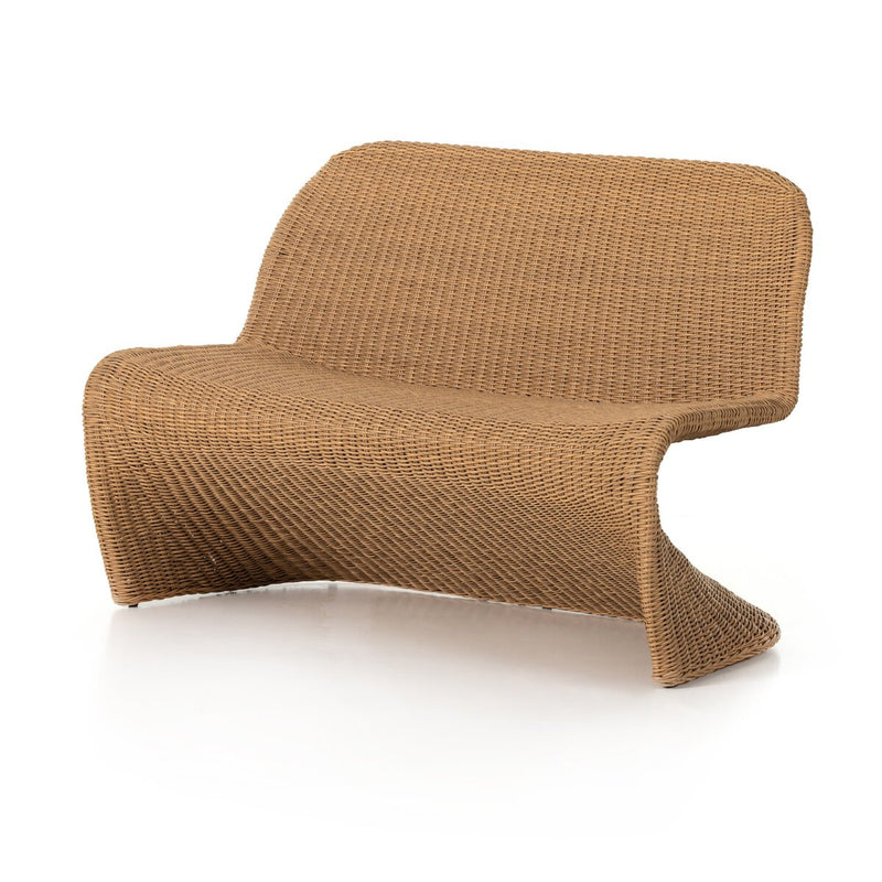 Portia Outdoor Dining Bench - Natural