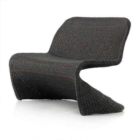 Portia Outdoor Dining Bench - Coal