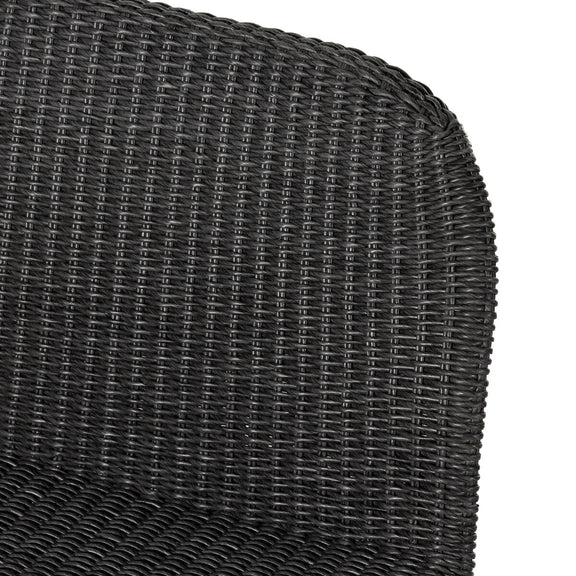 Portia Outdoor Dining Bench - Coal
