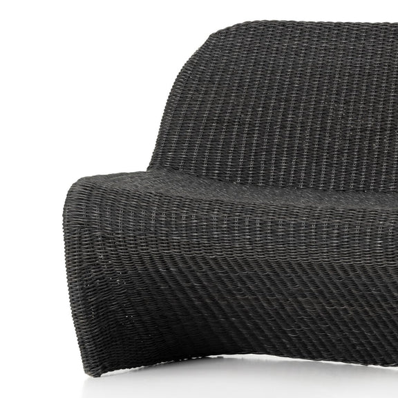 Portia Outdoor Dining Bench - Coal