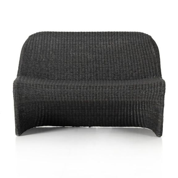 Portia Outdoor Dining Bench - Coal