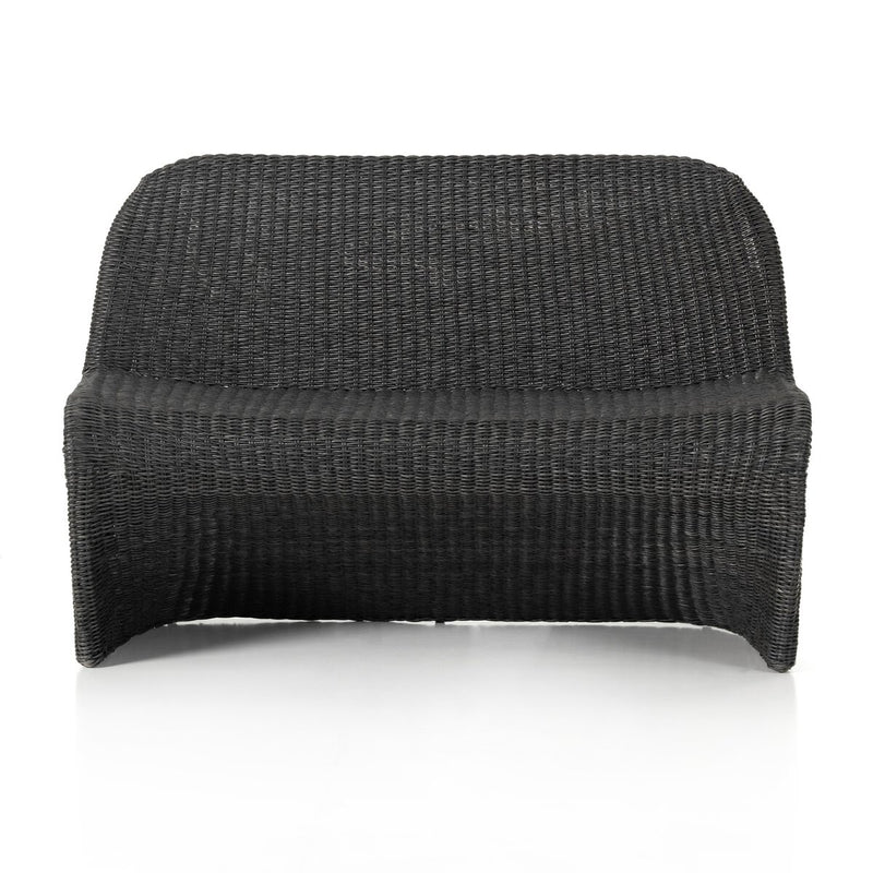 Portia Outdoor Dining Bench - Coal