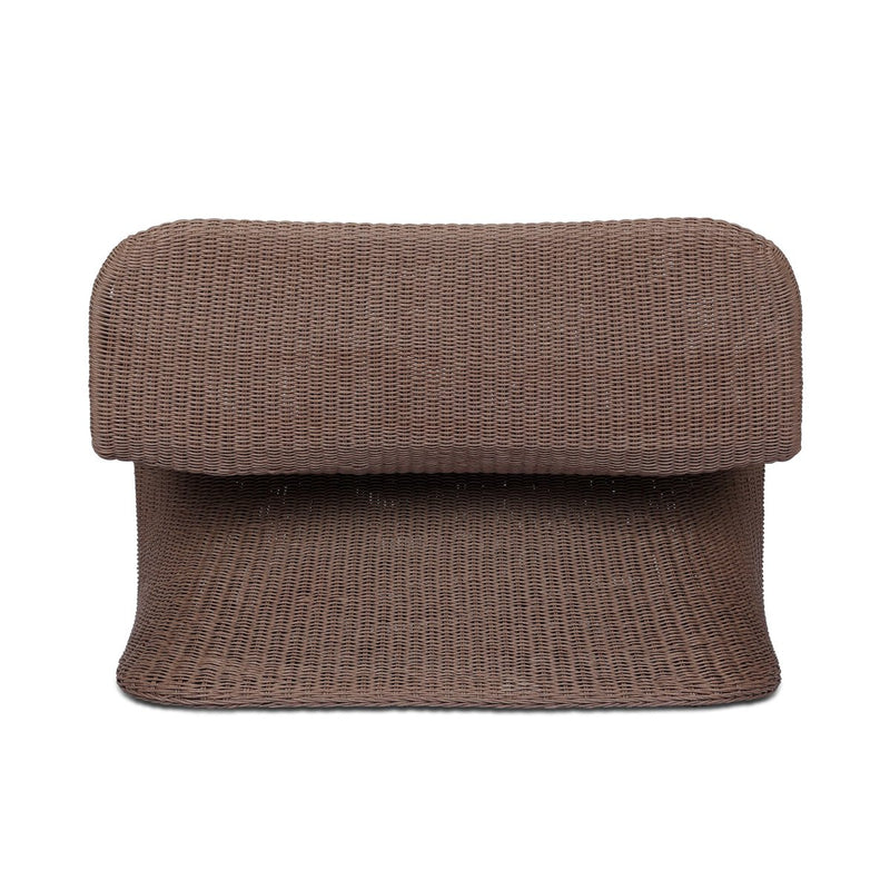 Portia Outdoor Dining Bench - Tanned Weave
