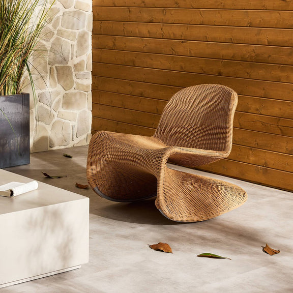 Portia Outdoor Rocking Chair - Vintage Natural