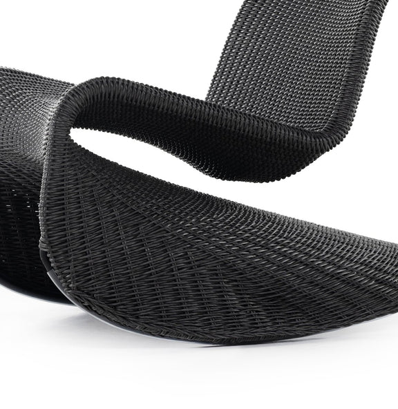 Portia Outdoor Rocking Chair - Vintage Coal