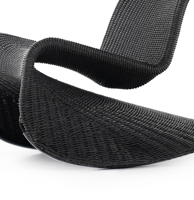 Portia Outdoor Rocking Chair - Vintage Coal