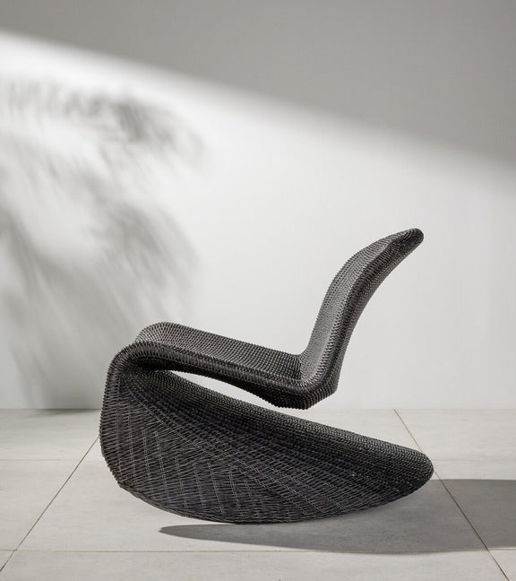 Portia Outdoor Rocking Chair - Vintage Coal