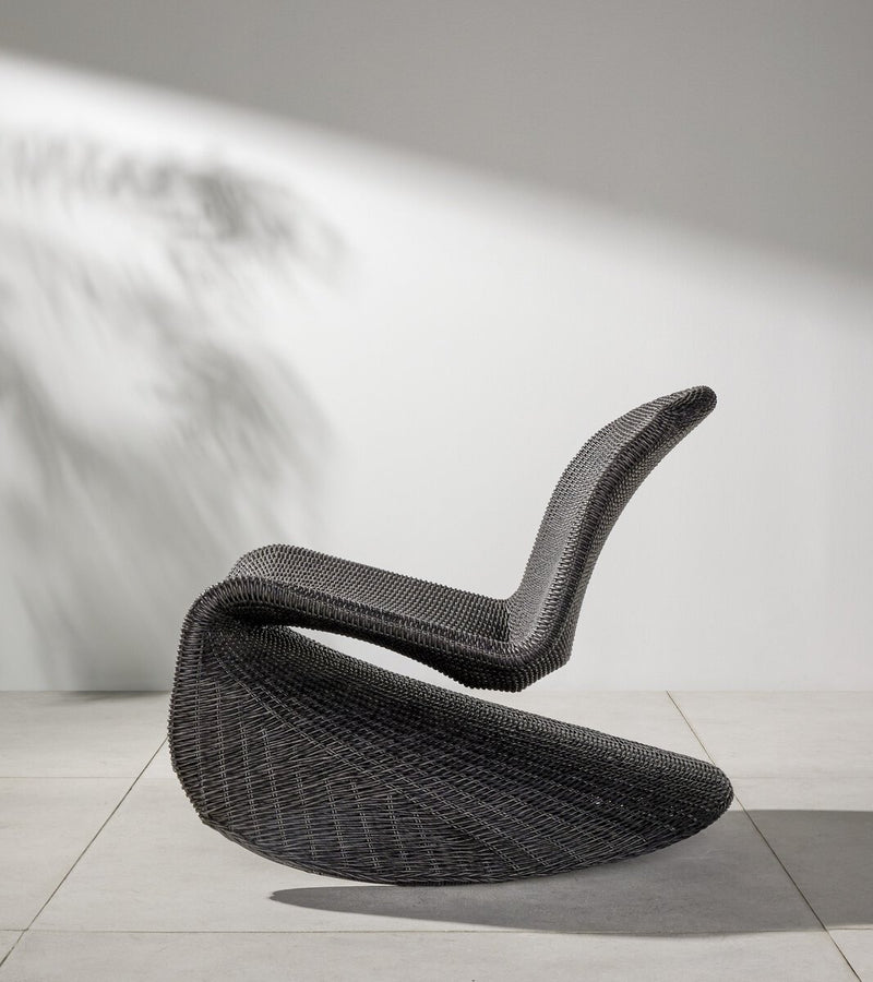 Portia Outdoor Rocking Chair - Vintage Coal