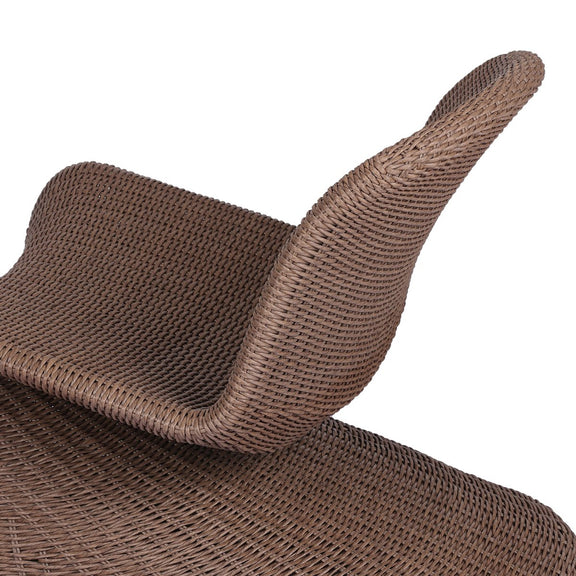 Portia Outdoor Rocking Chair - Tanned Weave