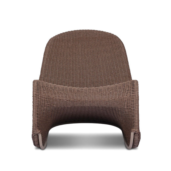 Portia Outdoor Rocking Chair - Tanned Weave