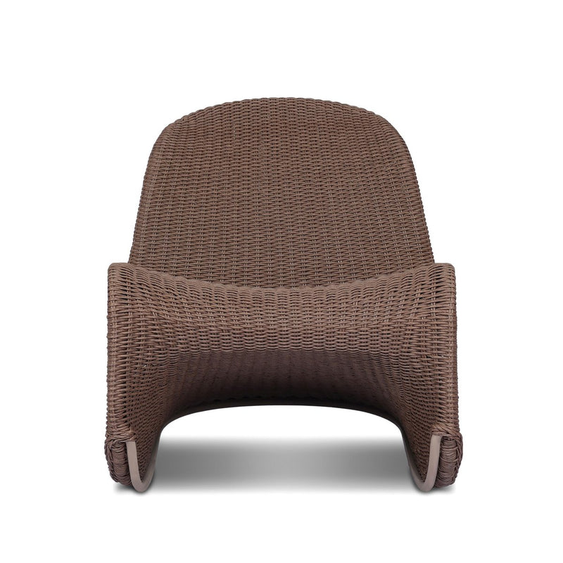 Portia Outdoor Rocking Chair - Tanned Weave