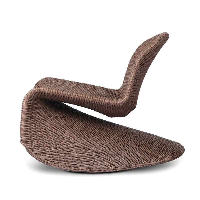 Portia Outdoor Rocking Chair - Tanned Weave