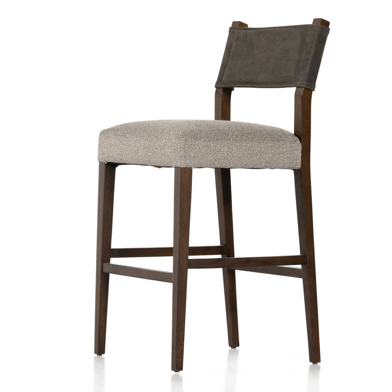 Ferris Bar + Counter Stool - Nubuck Charcoal