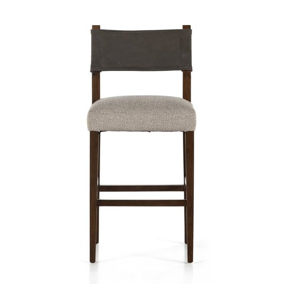 Ferris Bar + Counter Stool - Nubuck Charcoal