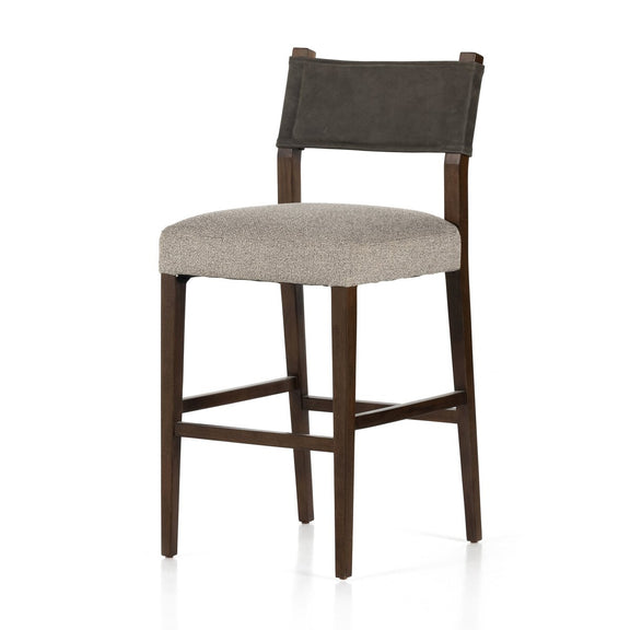 Ferris Bar + Counter Stool - Nubuck Charcoal