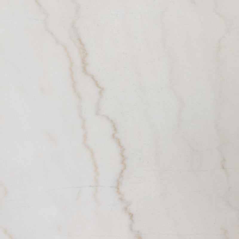 Caldwell Stone Coffee Table - White Marble